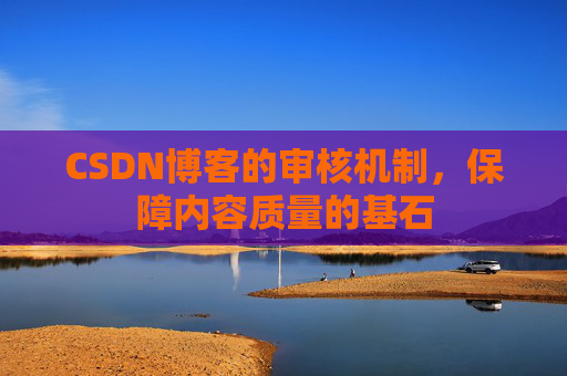 CSDN博客的审核机制，保障内容质量的基石